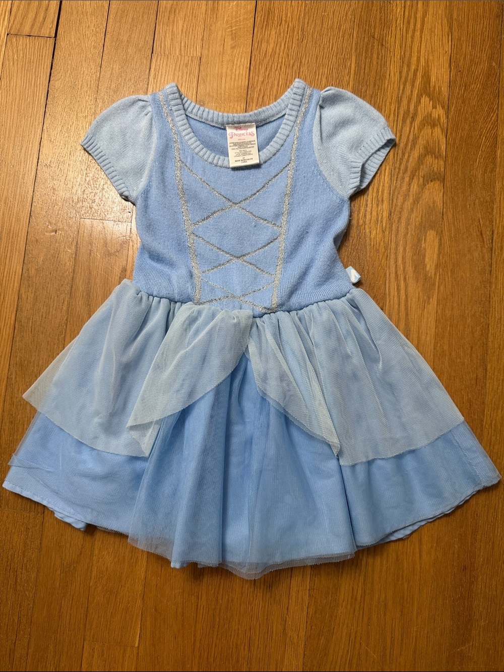 Disney Light Blue Cinderella Princess Tulle Dress Costume